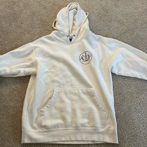 Cream attitude is free hoodie. Size medium